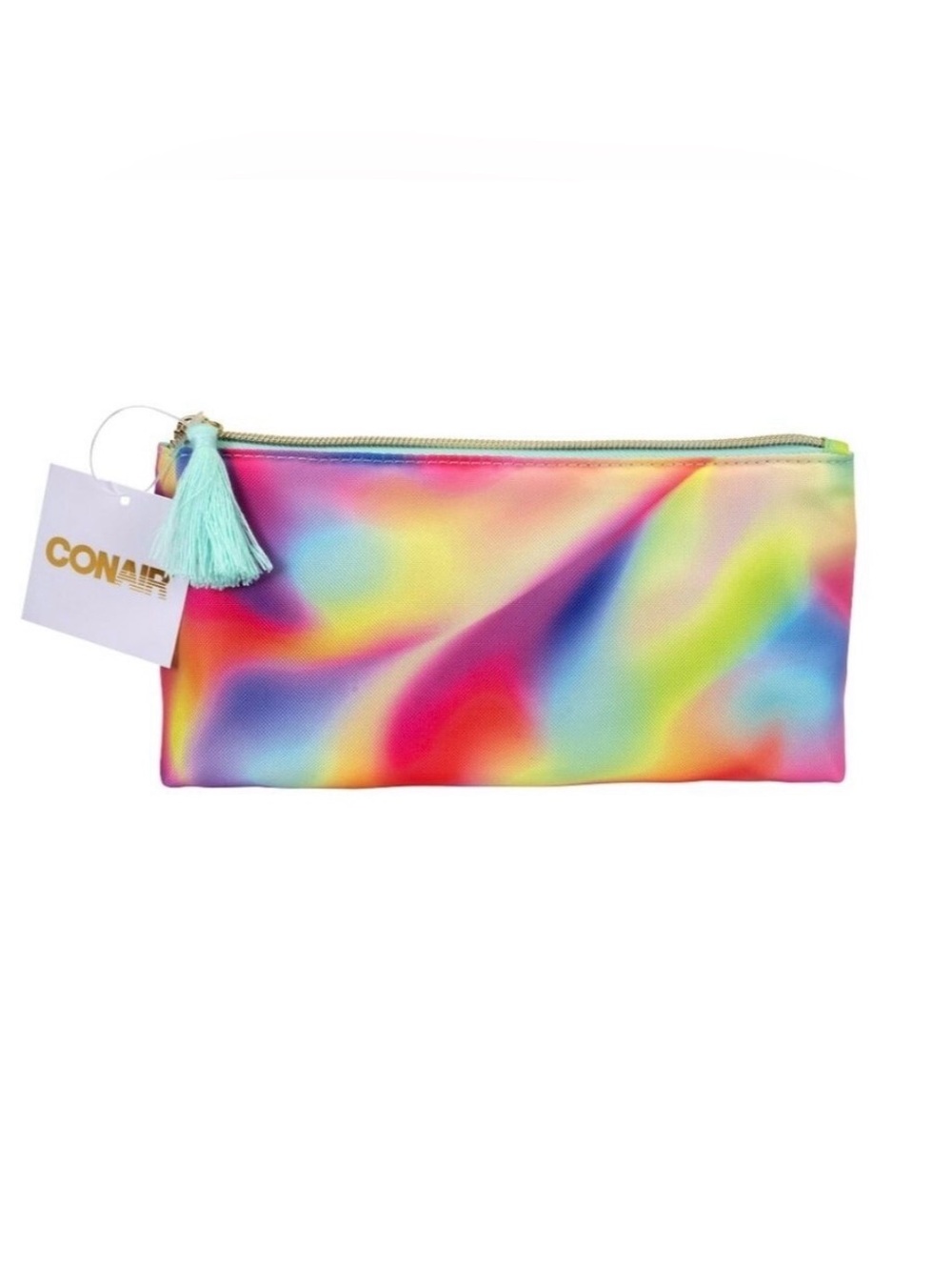 Conair Purse Kit Swirl Cosmetic Bag Colorful Tassel Makeup Pouch NEW